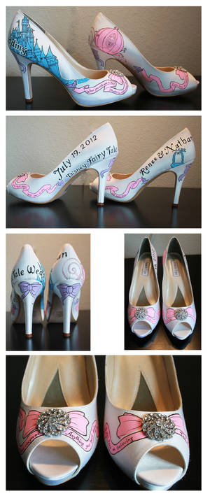 Custom Shoes: Cinderella Bride