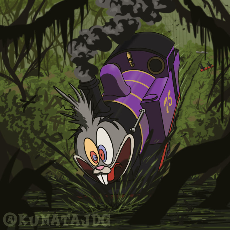 Lionel Bunny's crash by Kumata on DeviantArt