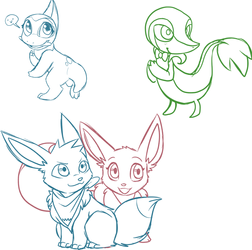 Pokemon stream doodles