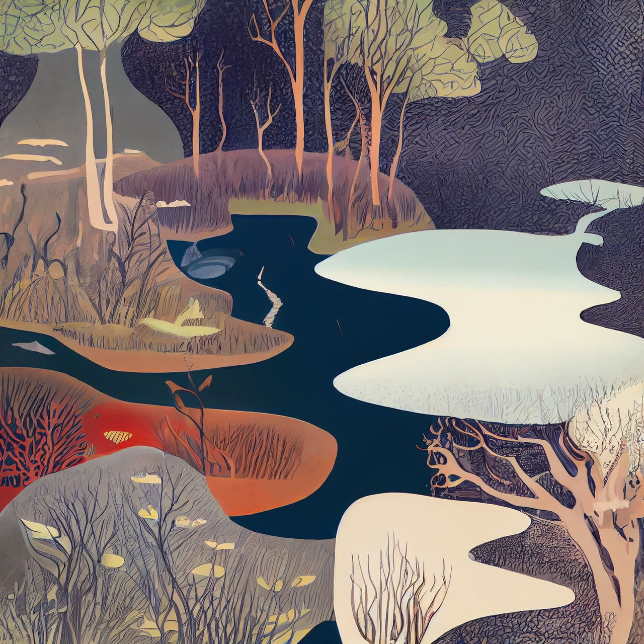 Design Patterns Ecosystem The lake ecosystem pattern Why no by ImaginativeDadaism on DeviantArt