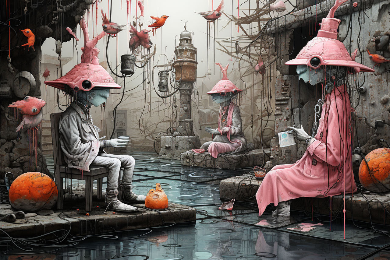 Simulacrums Deviantart We live in loughing Simulacrums by ImaginativeDadaism on DeviantArt