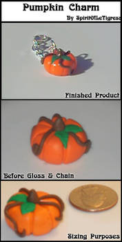 Halloween Pumpkin Charm