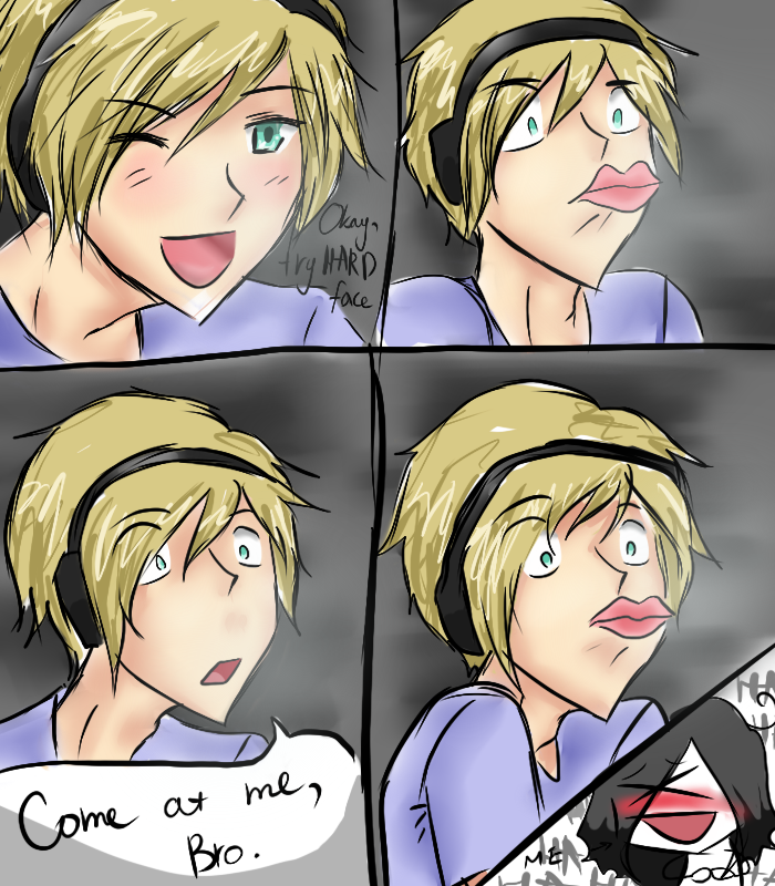 PewDiePie- try hard face XD