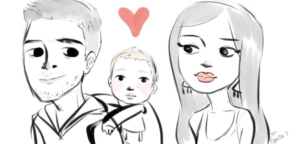 Family caricature