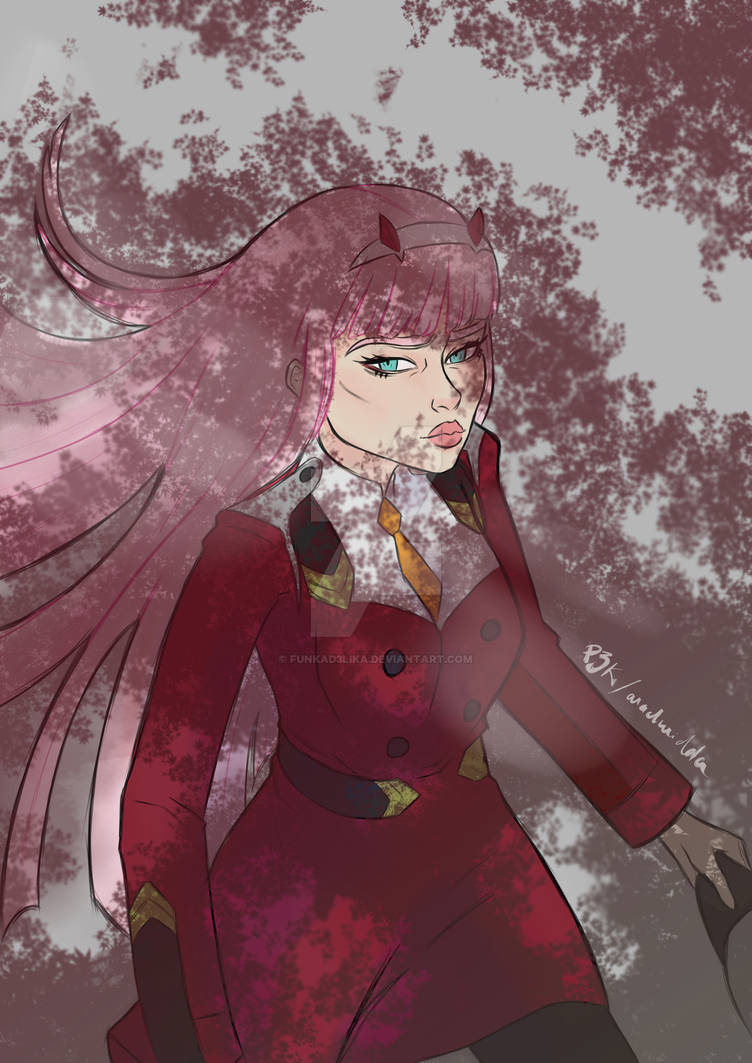 Zero Two Driver Deviantart Zero two by funkad3lika on DeviantArt