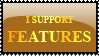 I Support Feature Stamp by nirman