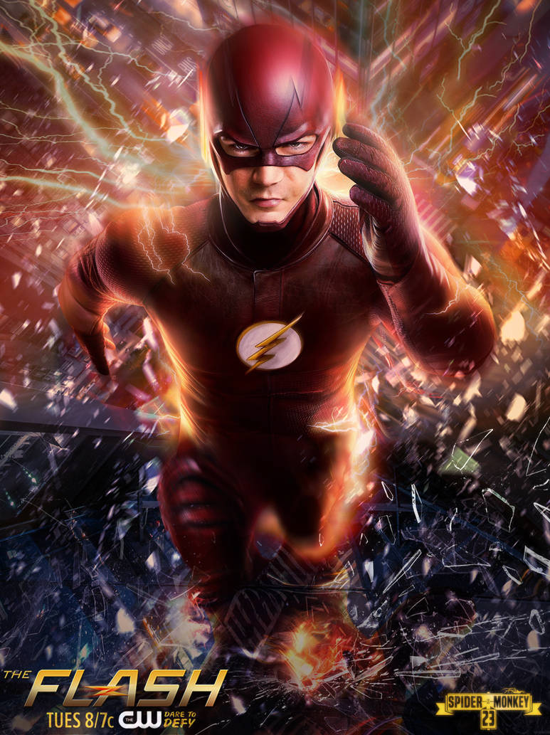 The Flash season 2 poster by spidermonkey23 on DeviantArt