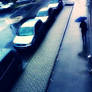 cars and umbrella