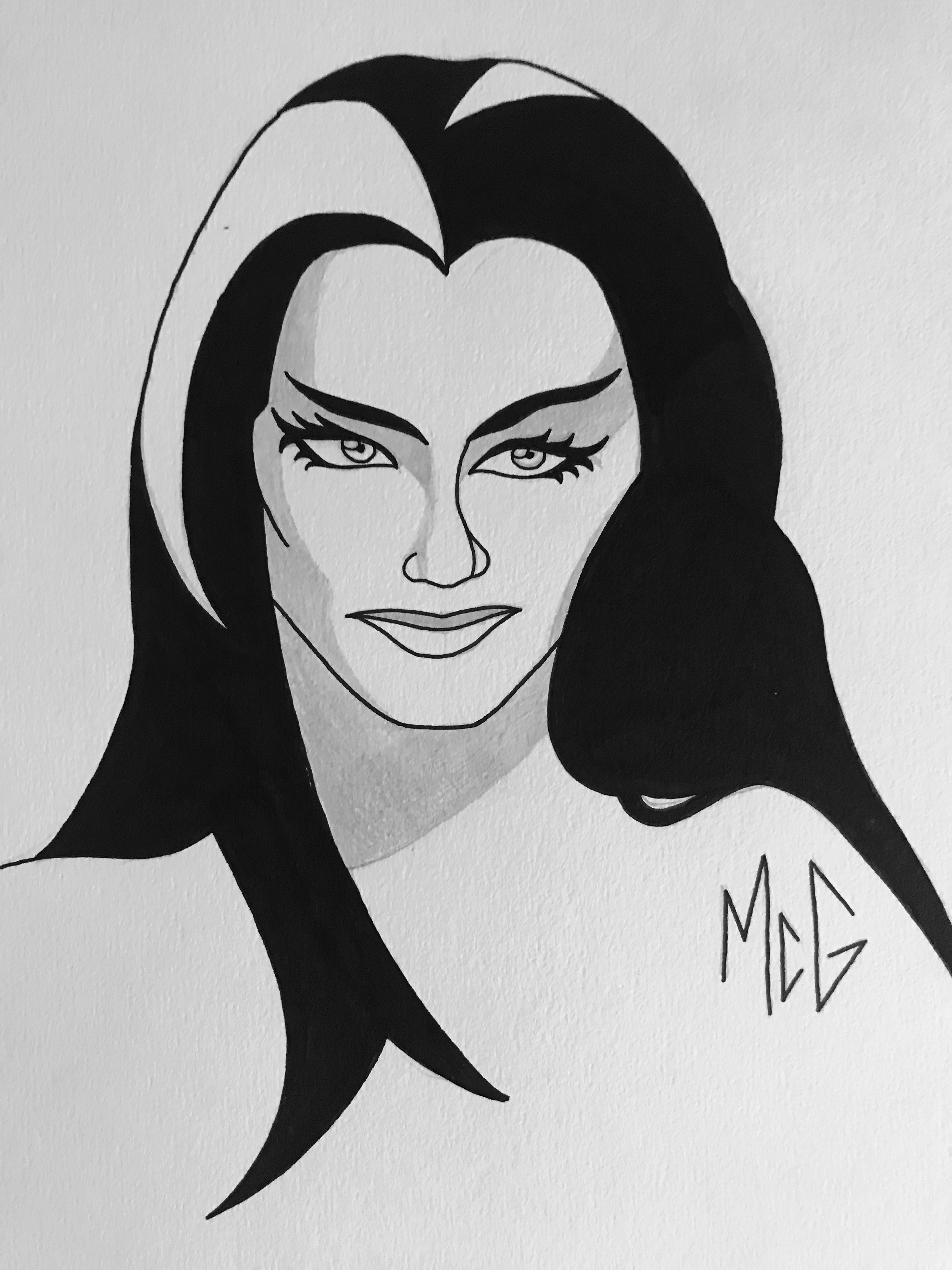Lily Munster by greglouryan on DeviantArt