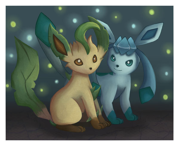 .:Glaceon and Leafeon:.