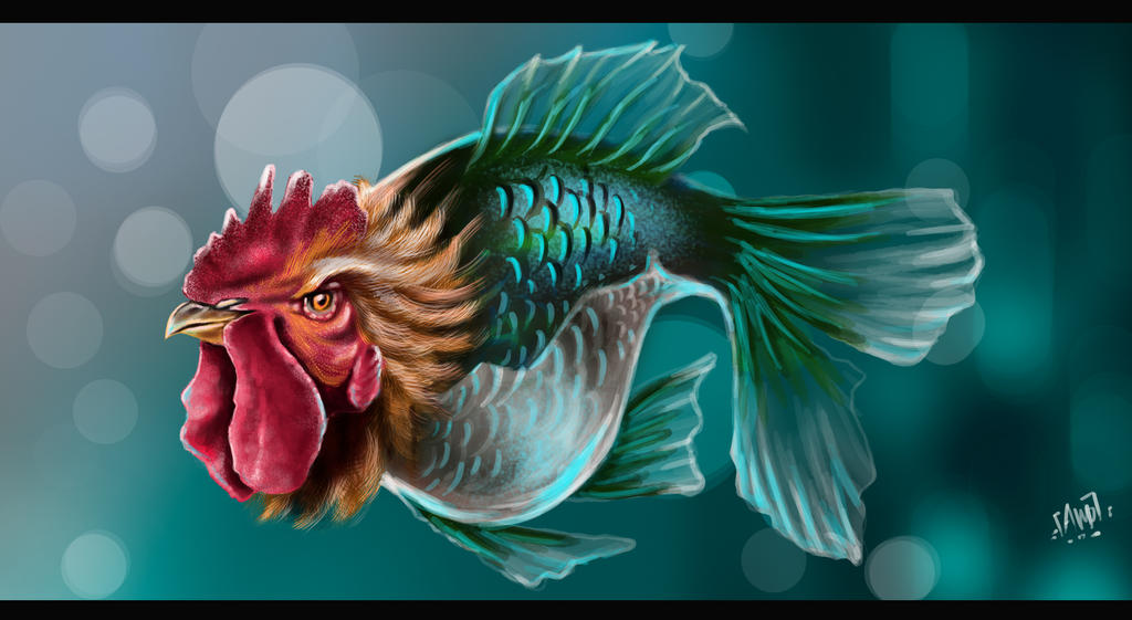 the rooster fish, part 2. detail and color balance by agoengpoetra on ...
