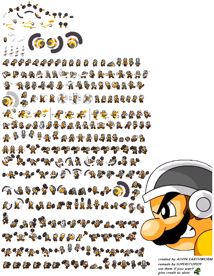 hammer bro mario sprites