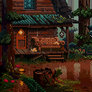Rainy afternoon in Gravity Falls