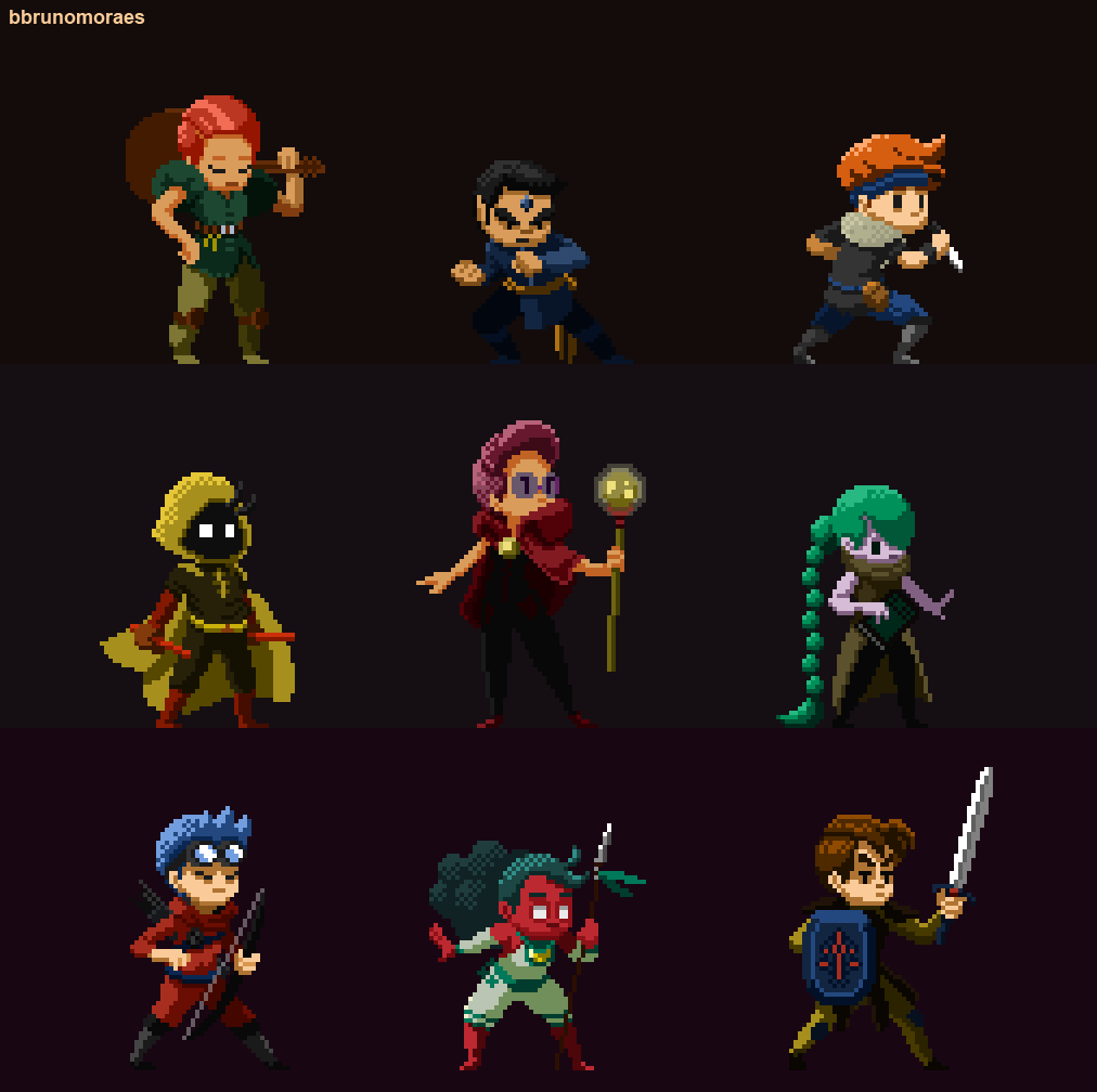 Animated) RPG classes! by bbrunomoraes on DeviantArt Animated) RPG classes! by bbrunomoraes on DeviantArt