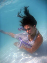 Purple Dress Underwater 6