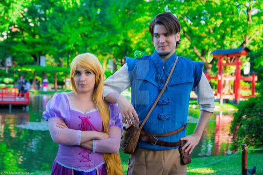 Rapunzel and Flynn