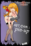 Art jam pin up by Zeentury