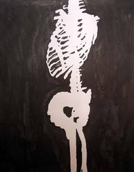 Skeleton - side sillouette