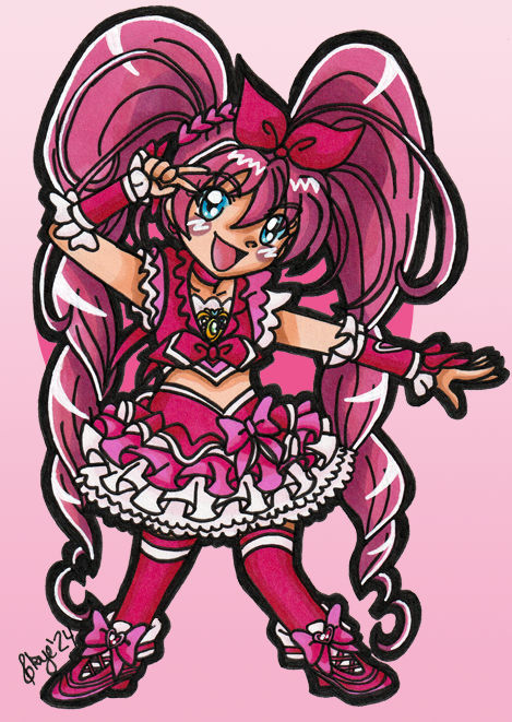 PC - Cure Melody Chibi by skyechan on DeviantArt