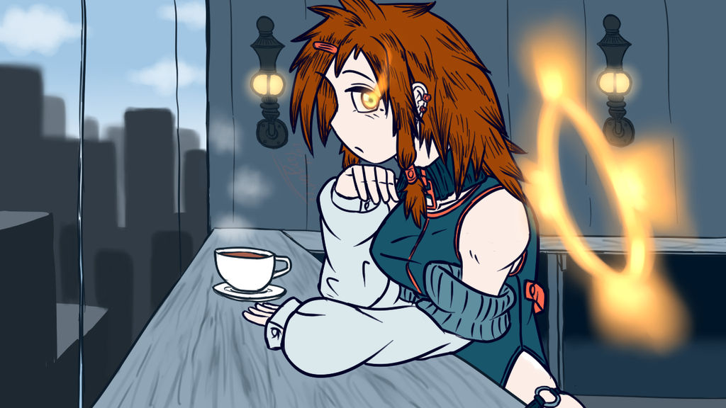 Cafe Blue Deviantart blue cafe by Apotheosi on DeviantArt