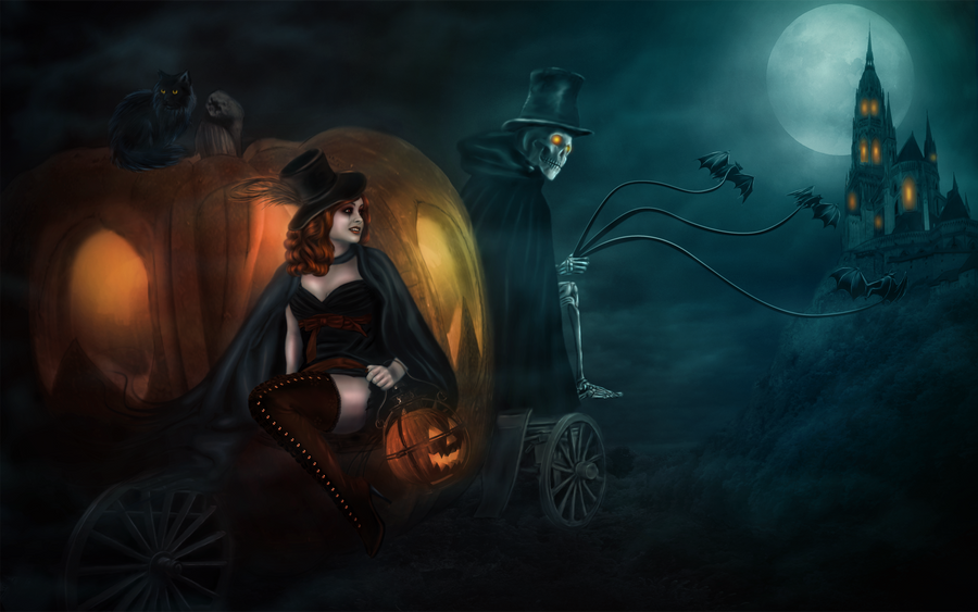 Halloween Cinderella by mari-na Halloween Cinderella by mari-na