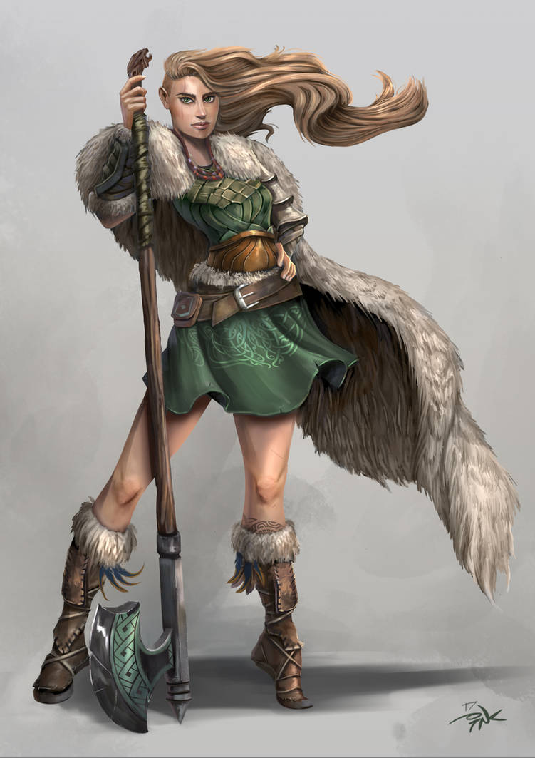 Viking Shield Maiden By Marrazki On Deviantart