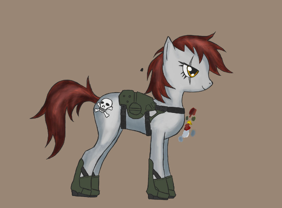 Bane the tacticool pony - WIP