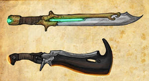 Kyrdan and Xandu swords