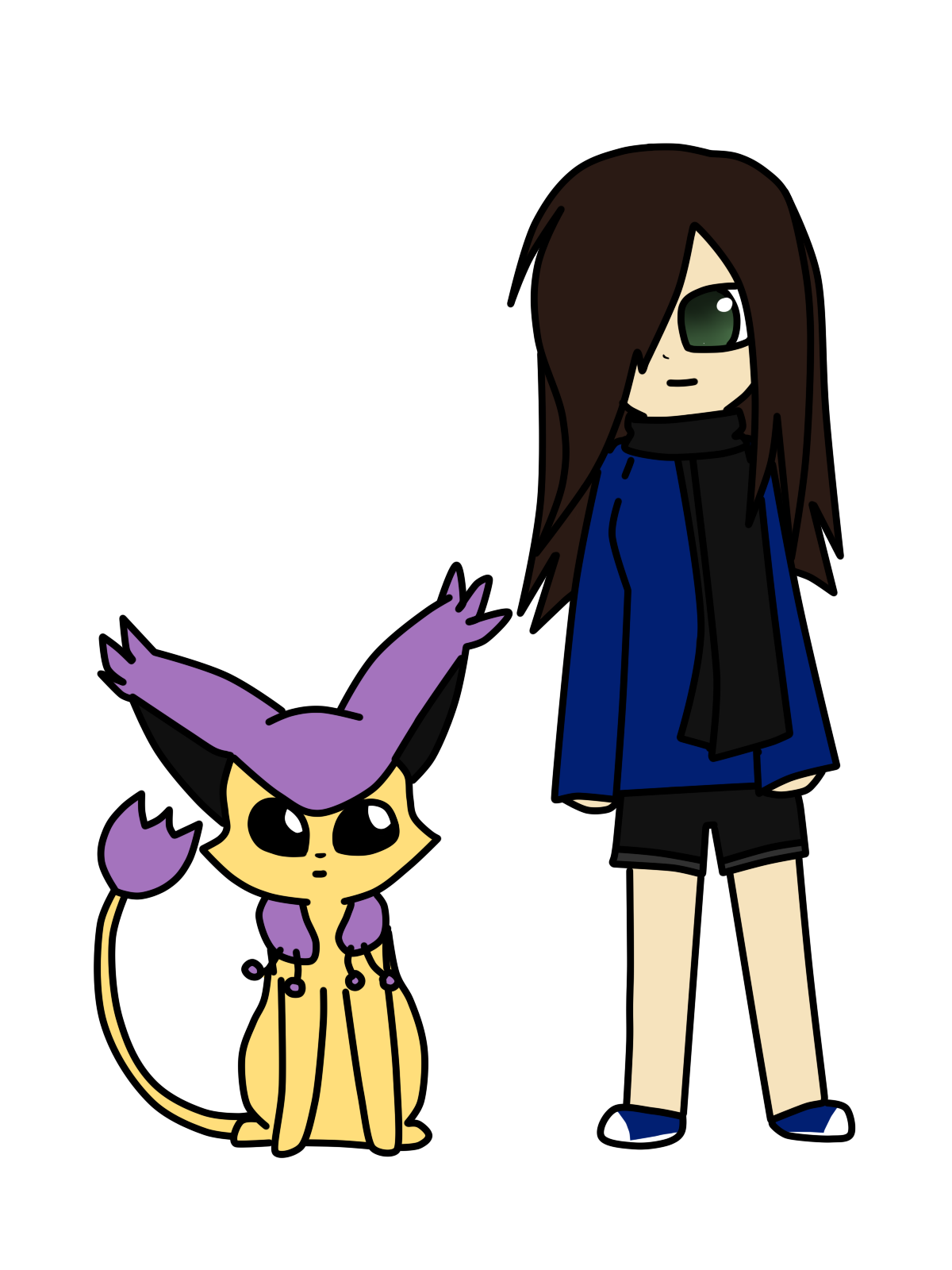 Pokemon Trainer Me and My Delcatty Skittles