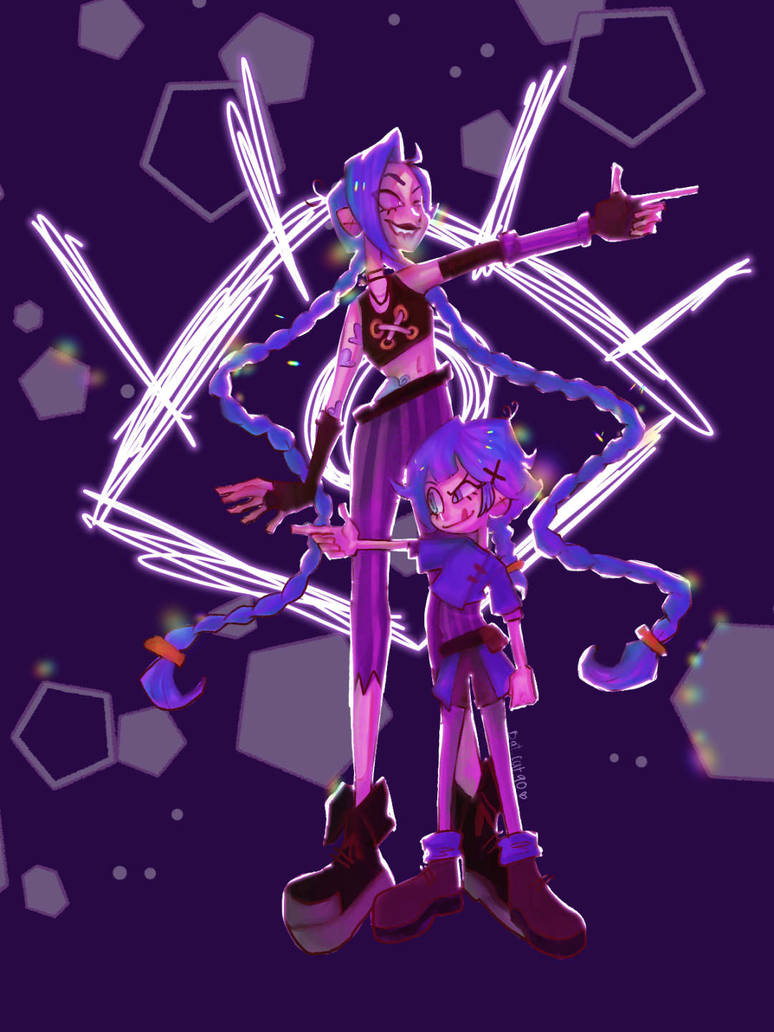 Jinx / Powder Arcane by BatCat90 on DeviantArt