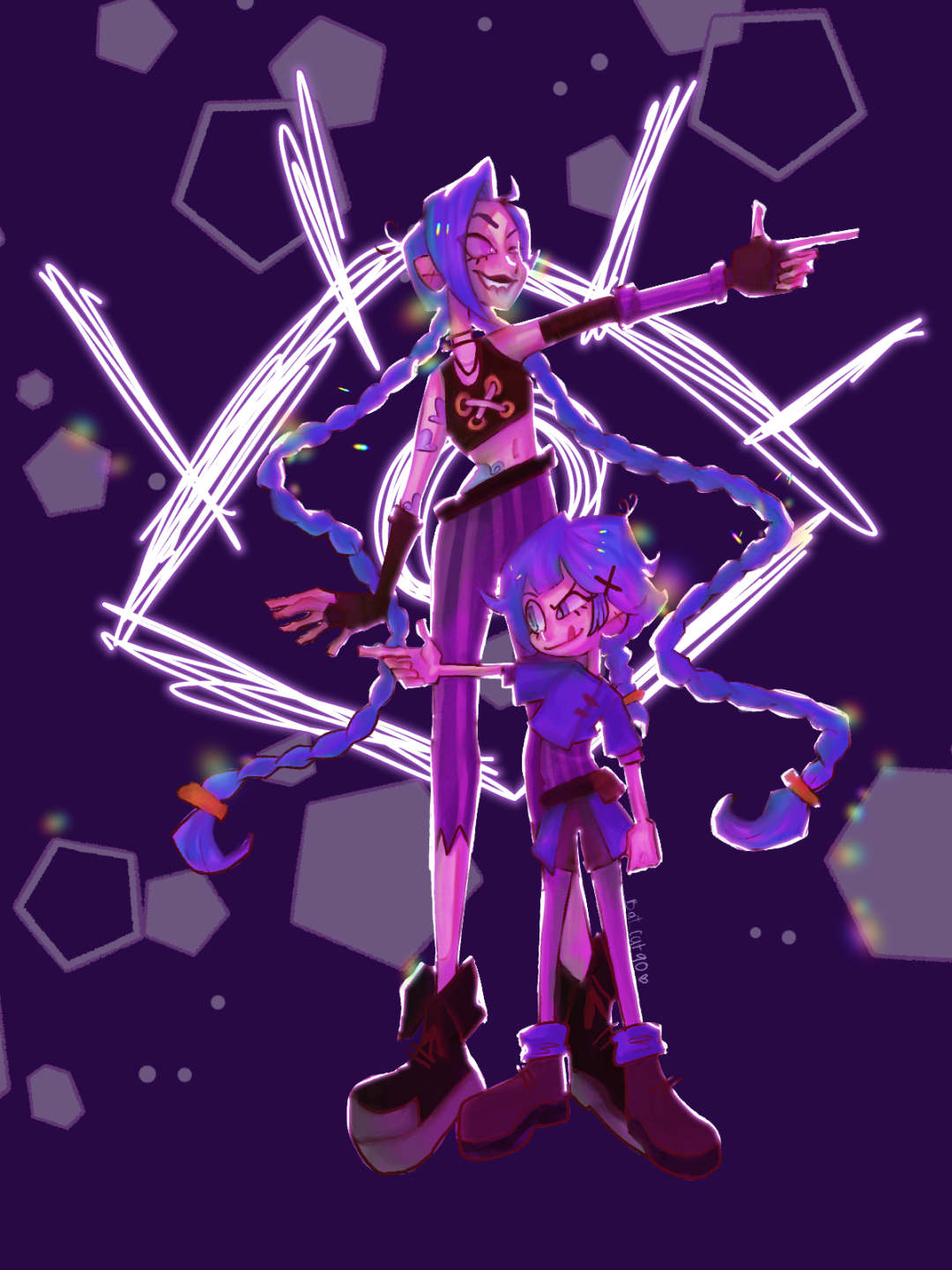 Jinx / Powder Arcane by BatCat90 on DeviantArt