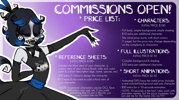 // COMMISSIONS OPEN // Read Description