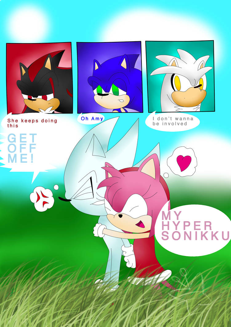 Hyper Sonic and Hyper Amy by ShadowLifeman on DeviantArt