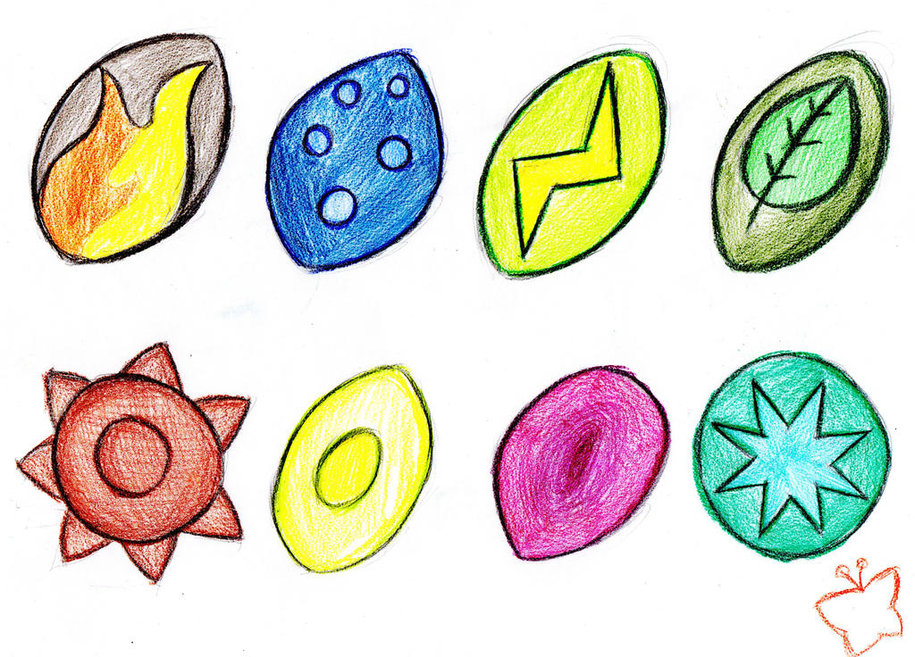 Evolutionary stones by MintStarMari on DeviantArt