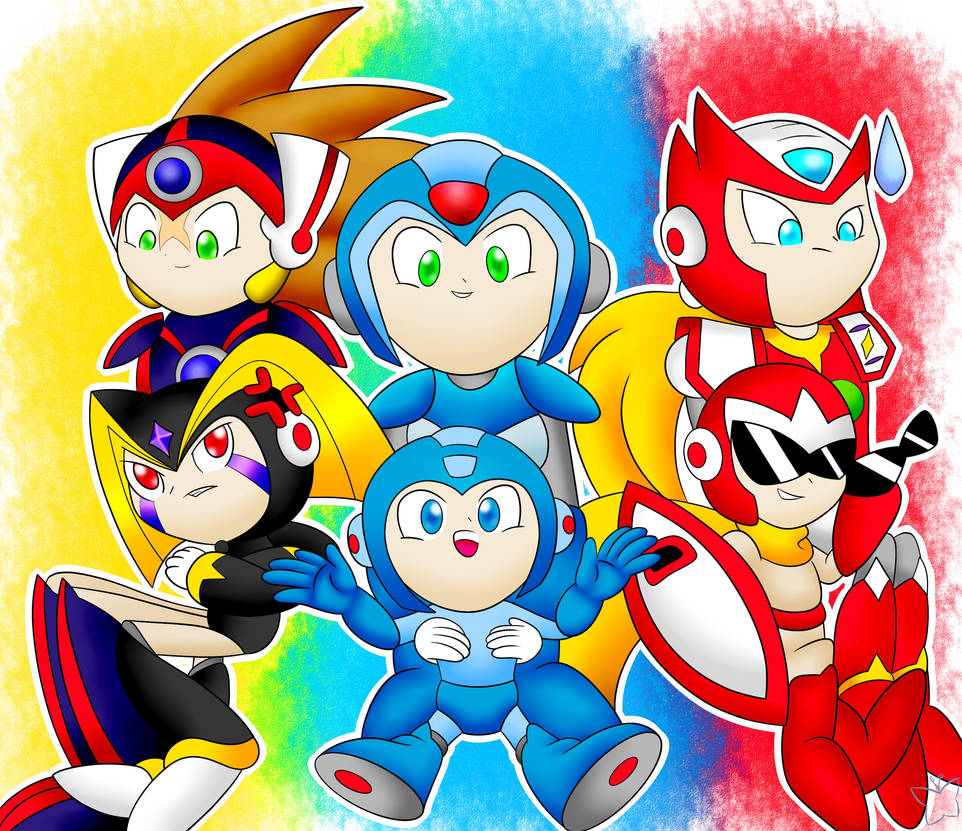 Drawing Reploids Robots and reploids (Digital) by MintStarMari on DeviantArt