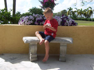 Boy on Bench 2