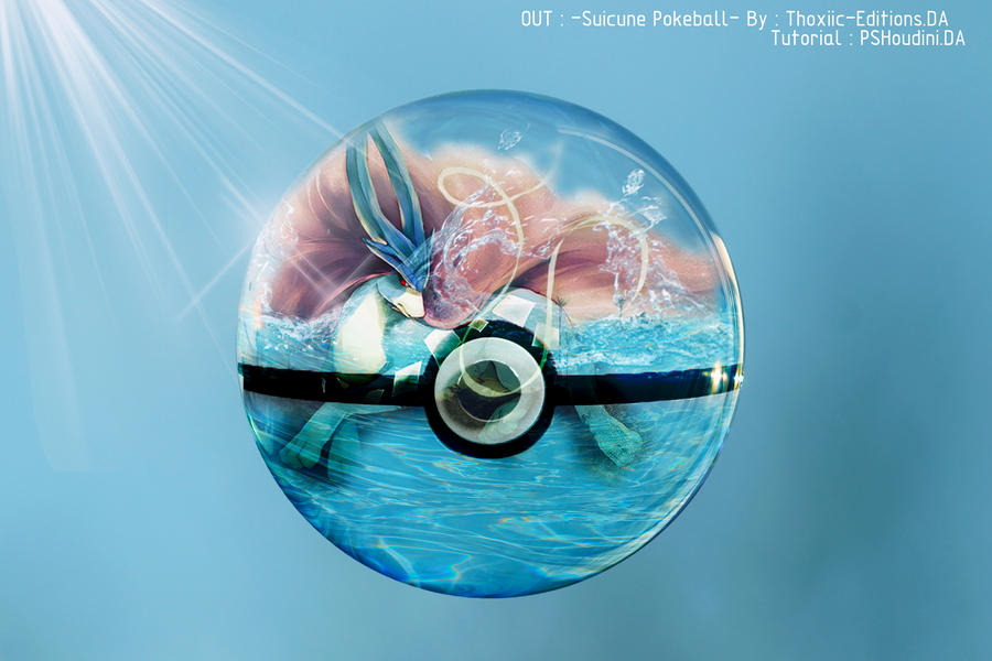 Suicune Water pokeball