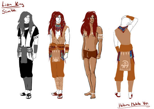 Disney: Human Simba Design