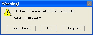 Akatsuki Computer Warning