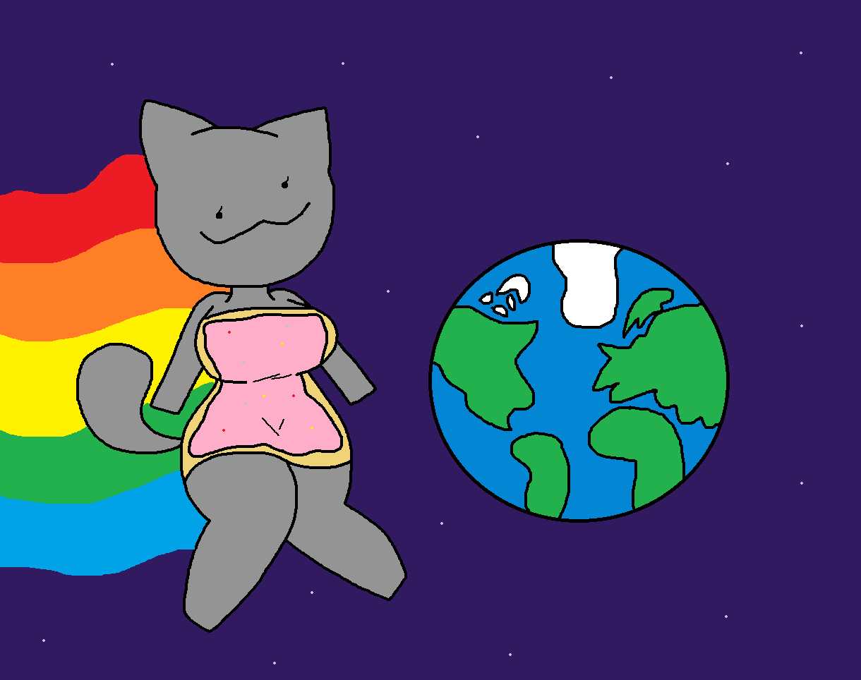 Nyan Cat: Sparta [GIF] by lookincool45 on DeviantArt