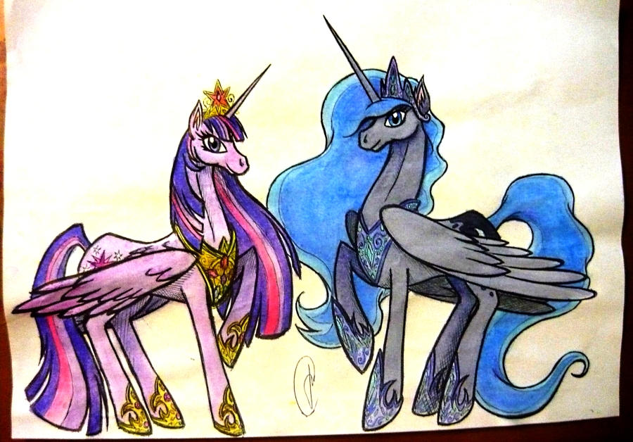 two princesses by Shanna1992 on DeviantArt
