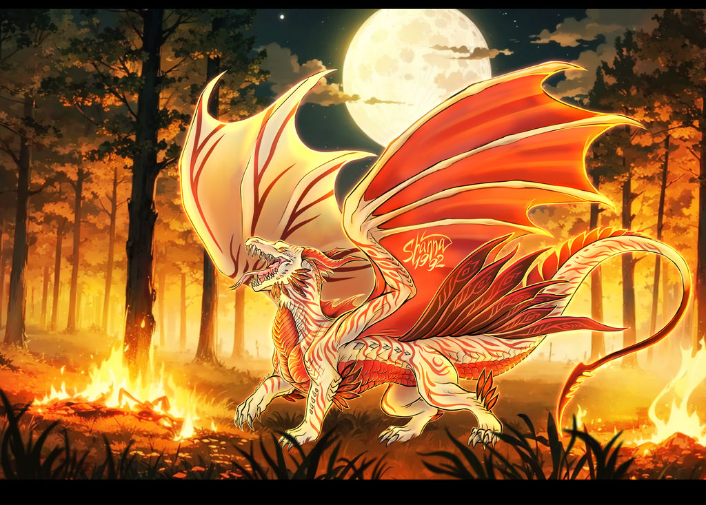Commissions - Forest fire by Shanna1992 on DeviantArt