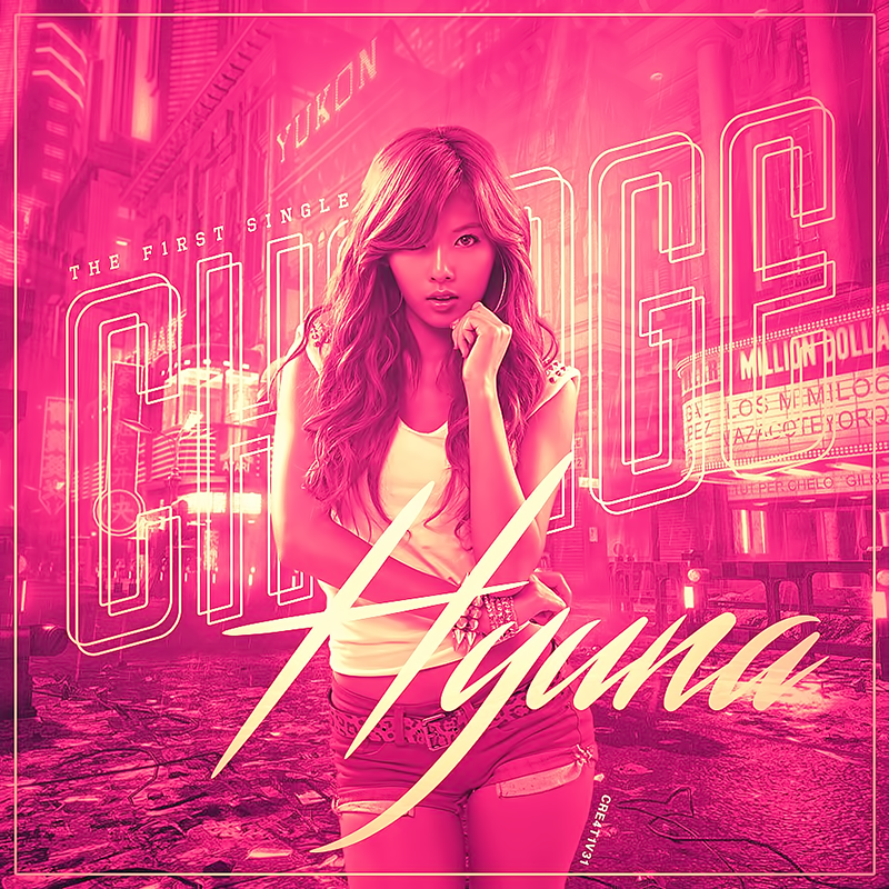 Hyuna - Change (Fan Made Album Cover)