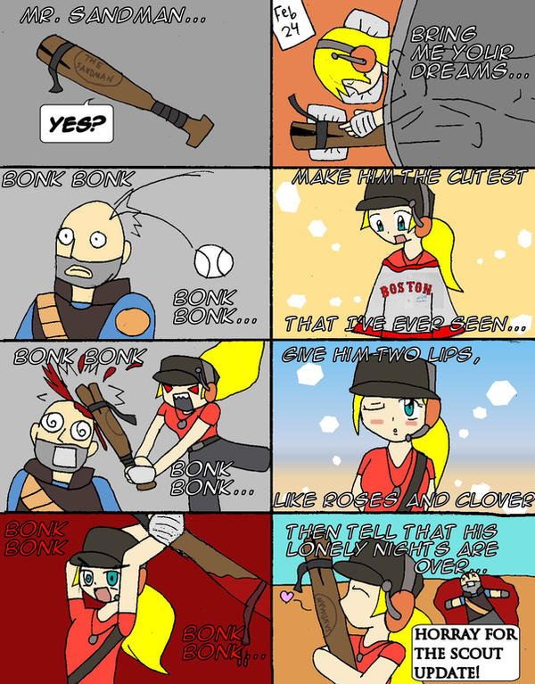 TF2: Scout Girl's Mr. Sandman