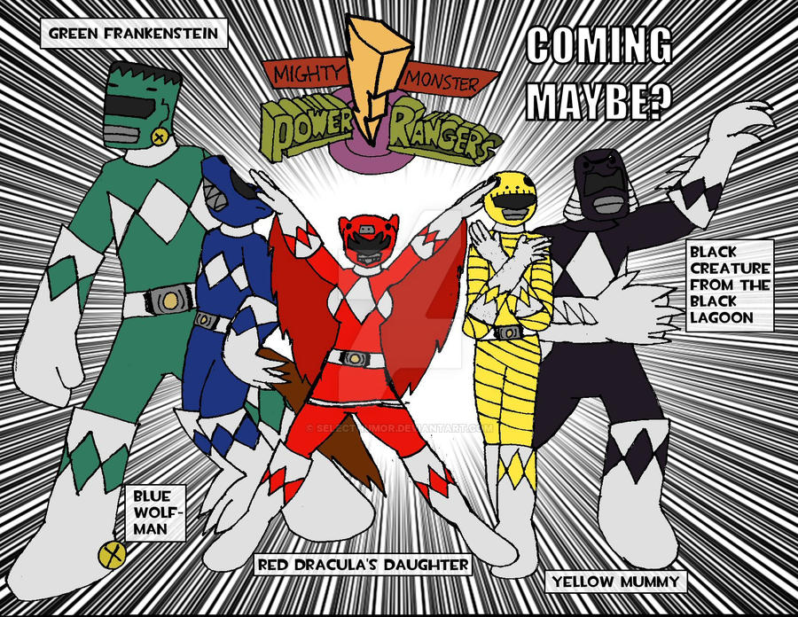 Mighty Monster Power Rangers by Selecthumor on DeviantArt
