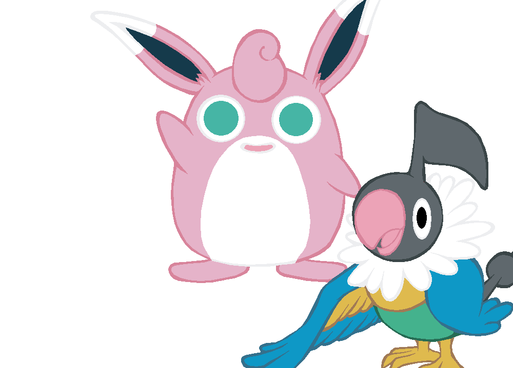 ~PokeBase~ Wigglytuff and Chatot