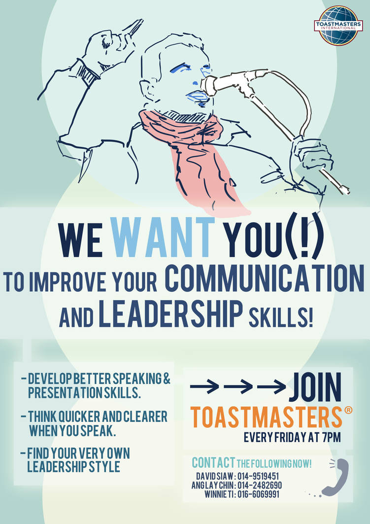 Toastmaster Microphone A Toastmasters' Poster by NezoElyk on DeviantArt