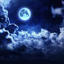 Full Moon Night Bright Sky
