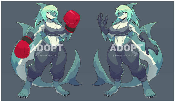 CLOSED~ Shark Boxer Girl Adopt!