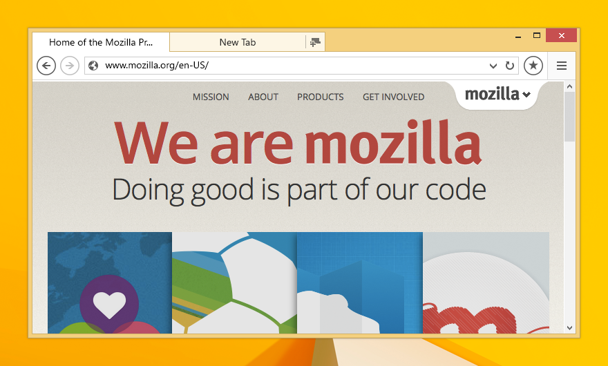 Metro for Firefox Mockup